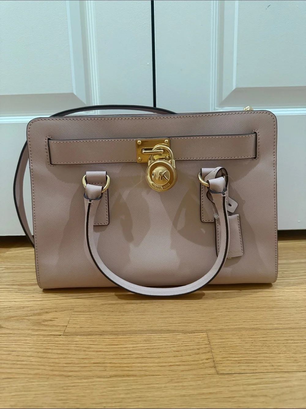 Michael Kors Hamilton East West Satchel in color blossom NWT